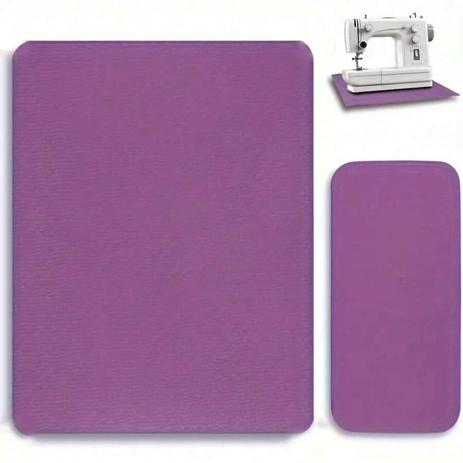 Sewing Machine Silent Pad/Foot Pad, Shock-Absorbing And Anti Slip Manual Accessories - 1PC Grey - View 1