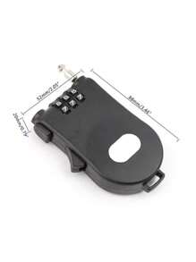 钢丝绳 3 位数密码锁 - 重型伸缩式不锈钢钢丝绳挂锁，适用于行李箱、手提箱、背包、滑板车、头盔和自行车安全；防盗旅行和健身房储物柜锁，防锈便携式密码缆锁；易于重置的密码；非常适合机场、酒店、露营、办公室和学校的旅行者、学生、通勤者和户外运动爱好者