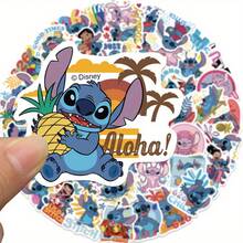 Disney 50 miếng dán hoạt hình Stitch chống thấm nước chính hãng, thích hợp để trang trí bình nước, máy tính xách tay, cản xe, phòng ngủ, tủ quần áo, ô tô, ván trượt, máy tính, điện thoại, mũ bảo hiểm, v.v. - DSN-029 - Xem 5