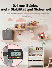 50-Pack Mellbree Self-Adhesive Metal Plates For Tonie, Strong Magnetic Force For Secure Hold, For Kids Room Decoration And Tonie Figure Storage (20 Mm Diameter, 0.4 Mm)