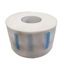 美发沙龙美发颈卷纸条，白色，一次性理发纸颈条美发弹力裹颈纸条，适用于美发师或家庭使用，美发弹力裹颈纸巾卷，适用于沙龙理发造型染色水疗按摩化妆，返校，旅行度假必需品，女士发饰 - 白色 - 查看 3