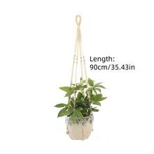 1 bucată, coș suspendat creativ la modă, decorat cu mărgele, coș suspendat țesut