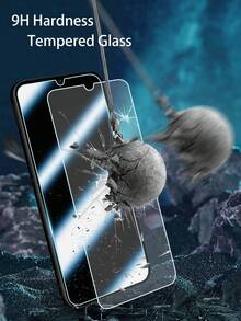 4片装高清钢化玻璃屏幕保护膜，耐用防水，兼容Galaxy S20FE/S21FE/S23FE/S24FE/A02/A02S/A03/A03S/A06/A12 4G/5G/A13 4G/5G/A14 5G/A15/A16/A21/A21S/A22/A23/A24/A25/A26/A30/A31/A32/A33/A34/A35/A36/A50/A51/A52/A53/A54/A55/A56/A70/A17/07/S21/S22/S23/S24/S25/S26 Ultra/S26/S26 Plus系列，安装简便。防刮擦、防碎裂、晶莹剔透。 - 無色 - 查看 2