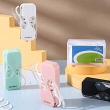 1PC Portable Dental Floss Storage Box - Automatic Pop-Up Design For Clean & Tidy Floss Storage - Travel Essential Organizer