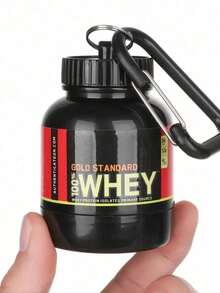 1 Chai Viên Bột Protein 100ml/3.38oz, Bình Nước Leo Núi Ngoài Trời Di Động, Cốc Mini Di Động Có Móc Khóa, Móc Khóa Di Động, Tiệc Lễ, Mùa Hè, Ngày của Cha, Ngày của Mẹ - Nhiều màu - Xem 6