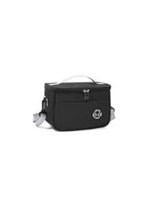 1pc New Insulated Bag Picnic Lunch Bag Handbag Backpack To Bring Food To Work Lunch Bag Fresh-Keeping Bag Lunch Box Bag Ice Cube Folding Ice Pack Thickened Insulated Bag Picnic Lunch Handbag To Bring Food To Work Lunch Out Fresh-Keeping Bag Convenient To Travel Portable Men And Women Daily Necessities