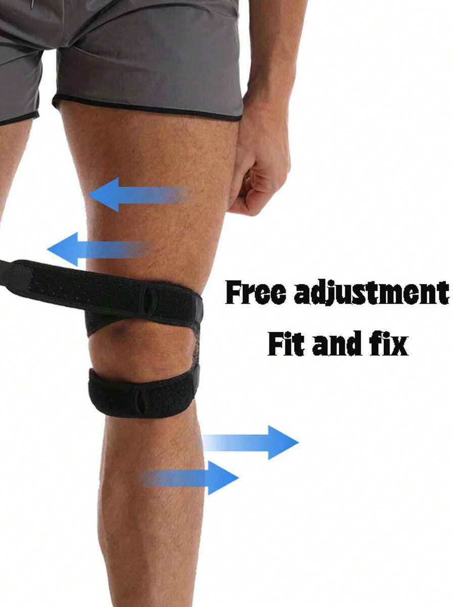 1 قطعة حزام الركبة المهني لركض الرجال واللياقة البدنية وكرة السلة والرياضات الرياضية، وسادات الركبة للنساء للركض والريشة الطائرة وحبل القفز، معدات الحماية الرياضية، Rodilleras, Rodillera, Rodilleras Deportivas, Rodilleras
