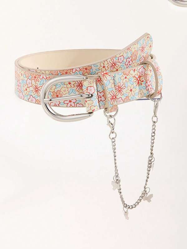 1pc Solid Color Casual PU Leather Belt, Suitable For Pairing With Dresses