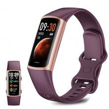智能手表监测睡眠、心率、血压、多种锻炼模式、IP67 防水、步数、闹钟提醒、时尚、小巧轻便的女士手表