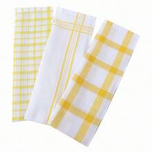 3pcs Striped Waffle Dish Cloths - Super Absorbent Kitchen And Bathroom Cleaning Rags, Reusable Multi-Purpose Dish Towels, Colorful Striped Pattern, For Drying Dishes, Countertops, Floors, Durable Fabric - Multicolor - View 6