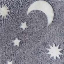 Children's Magic Blanket Glow In The Dark Fluorescent Blanket 2.00x1.50 MTS - 月亮和星星 - 查看 2