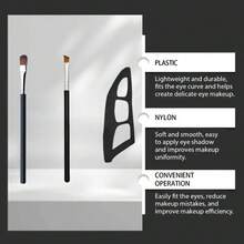 Precise Eye Makeup Essential! Nylon Soft Hair Eye Shadow Brush Set, Fits Eye Shape Easily, Eye Shadow Tools, Quick Makeup Template, Eye Shadow Mold, Suitable For Beginners, Easily Create Professional Effects, Makeup Anytime Anywhere, Fits Eye Shape, Convenient Operation With No Mistakes