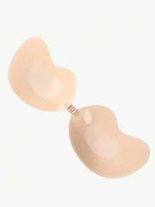 2 对无肩带粘合文胸芒果杯文胸花瓣，透气，适合小胸围，提升和聚拢，隐形露背文胸，适合连衣裙、礼服和内衣 - 彩色 - 查看 9