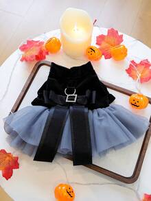 1 Stück Haustierkleidung, Hunde-/Katzenkleidung, fröhliches Welpen Lässig Fashion süßes, bequemes Kostüm, Minihund Welpen Hochzeitskleid