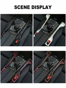2pcs Multifunctional Car Seat Seam Storage Box Front And Rear Seat Universal Car Accessories Keep Your Vehicle Clean And Tidy