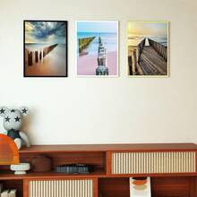 1pc & 3pcs 12*16 Inch Multi-Color Photo Frames, Fits 30*40cm Photos, Minimalist Style, Lightweight Material, Suitable For Bedroom, Study, Hallway Wall Decor, Without Photo Paper