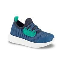 Tênis Infantil Menino Bibi Flash - Cadarço Elástico, Calce Fácil - Verde, Branco - Verde Escuro - Visão 1