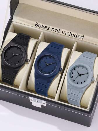 1PC Men's Fashionable Casual Personalized Dial Quartz Watch Suitable For Daily Wear Or Holiday Gifts