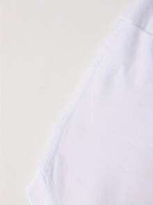 ¿Adam Cat? Camiseta de patrón creativo de gato divertido, camiseta de algodón puro de verano con estampado humorístico, estilo casual diario de manga corta - Blanco - Ver 4