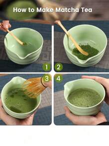 5-Piece Matcha Whisk Set - Matcha Bowl And Bamboo Matcha Whisk, Tea Strainer, Spoon, Teaspoon, Sieve, Whisk Stand. The Perfect Matcha Starter Set, Suitable For Matcha Tea Ceremony, Matcha Set.Infusiones - Multicolor - View 4