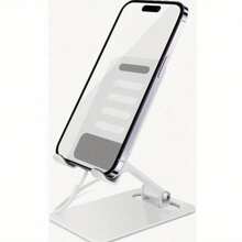 手机支架，可调节角度折叠式手机支架，带防滑底座，兼容所有手机，塑料桌面支架，免提观看，手机支架，平板电脑支架，手机配件，电子配件，坚固的结构，适合女性收纳整理器，旅行必需品，返校宿舍收纳秋季装饰 - 彩色 - 查看 10