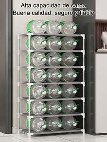 9/10 Niveles Organizadores de Zapatos, Zapatera con Cubierta de Tela Contenido de zapatos, Estructuras de Acero y Conectores de Plástico, Para Almacenar y Guardar los Zapatos, 22-30 Pares Tela Color Compartimientos Metal ,Zapatero con cubierta, organizador portátil de 4/5/6/7/9 niveles anti polvo para de metal pares de estantes altos que ahorran espacio para clóset, entrada, recámara, cocheraapatos - Negro - Ver 7