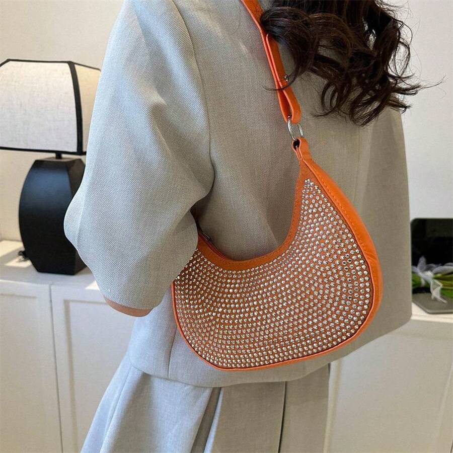 Women Top Handle Bags - 橘色 - 查看 1