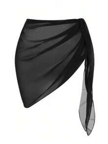 Sarong Swimsuit Coverups Beach Cover Up Bikini Sheer Short And Long Skirt Chiffon For Swimwear 1 Piece - Sarong - View 4