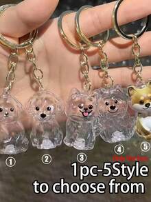 1pc Mini Pet Hair Storage Box, Transparent Cat Hair Storage Box Pendant, Dog Hair Collector Keychain, Transparent Hair Storage Box, Cat Hair Storage Bottle Keychain, Cute Animal Hair Storage Pendant, Bag Pendant, Dog Hair Storage Capsule, Car Keychain, Mobile Phone Pendant, Best Gift For Pet Lovers, Creative Gifts For Lovers, Friends, Family, Teachers, Must-Haves For Back-To-School Season, Festival And Anniversary Gifts (Only Box) Car Accessories Goth Y2k - Multicolor - View 12