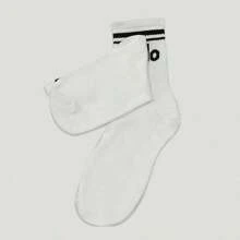 1/2/4 8Pairs Outdoor Polyester Socks - Comfortable, Unisex All-Season Wear For Active Adventures Fashion