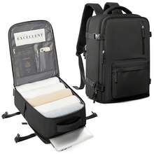 Carry On Backpack Travel Backpacks Flight Approved Large Capacity Nylon Fabric Waterproof Hiking Backpack Outdoor Computer Backpack For Travel Camping Hiking For Men And Women Gift For Daughter Friend Travel Accessories Unisex Business Functional Backpack Computer Bag Luggage Strap Design For Back To School For College Business Outdoor Back-To-School Season - Multicolor - View 3