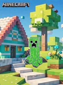 Microsoft Minecraft 我的世界苦力怕金属胸针珐琅徽章 1个 我的世界周边个性化创意徽章 时尚趣味收藏品 时尚别针饰品 可爱配饰别针 可用于外套、包包、布艺铅笔盒、连衣裙等 实用生日礼物 官方授权 - 綠色 - 查看 11