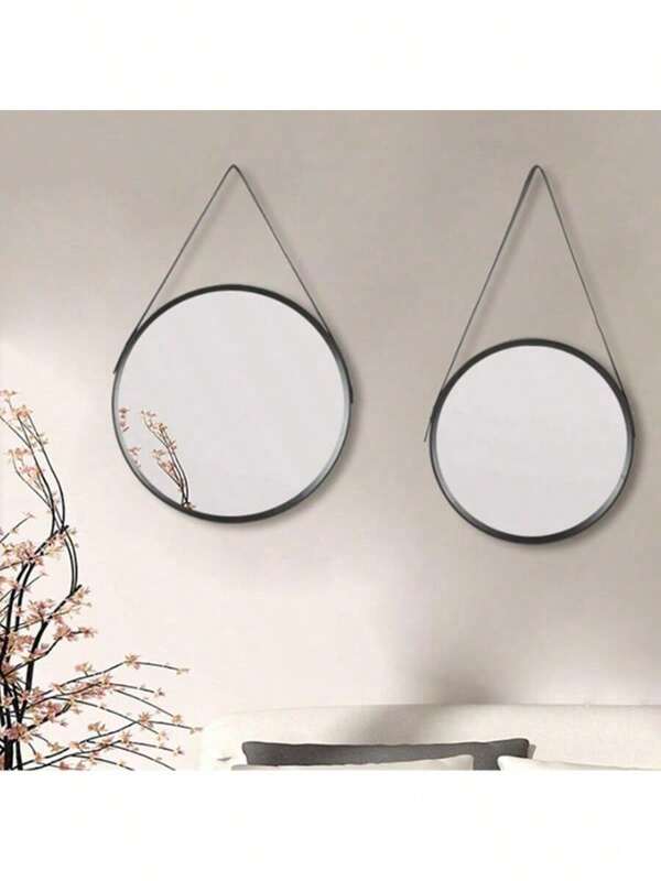 1 Stück Wandspiegel mit Holzrahmen für Schlafsaal, Waschtisch-Spiegel, Schminkspiegel, Badezimmerspiegel