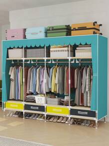 Large Capacity Drawer Storage, Suitable For Multi-Person Households, Reinforced Steel Tube Construction For Stability, Easy To Assemble And Durable