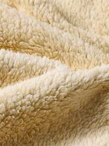 2 件加厚仿羊羔绒运动裤，温暖抽绳腰部休闲裤，适合冬季通勤、办公室、工作服；宽松舒适的居家休闲裤 - 彩色 - 查看 6