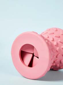 PETSIN 1 件互动治疗药物狗玩具 - 适用于攻击性咀嚼狗骨头 - 超级狗玩具 - 坚韧的狗玩具骨头，天然橡胶吱吱哑铃