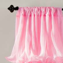 LUSH DECOR Nerina Window Panel Single Pink 54x84 Halloween-Fall Decor-Room Decor - Pink - View 2