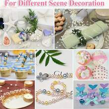 100Pcs 8mm 200Pcs 6mm Acrylic Colored Imitation Pearl Round Loose Beads DIY Bracelet Necklace Accessories Handmade Beaded Material - Nhiều màu - Xem 6