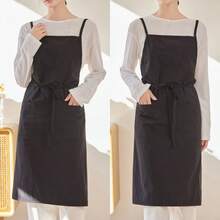 1 pieza Delantal de gran tamaño multicolor, de tela impermeable y antiestática de alta gama, adecuado para el hogar, la cocina, la cafetería, el salón de uñas, la floristería y otros escenarios