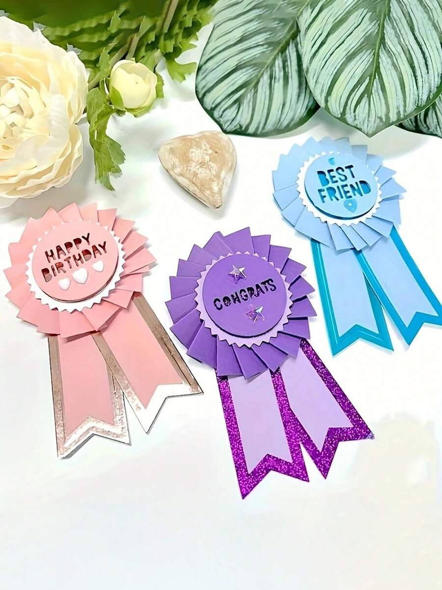 Ribbon Rose Metal Cutting Die - Silvery Fantasy-Themed Scrapbooking & Stamping Tool For DIY Paper Crafts