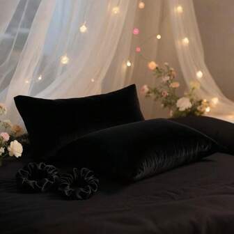 4 件/套,包括 2 個髮帶和 2 個染色布枕套（不含枕芯）