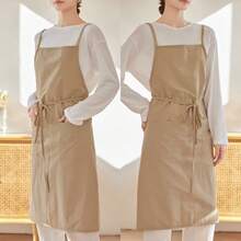 1 pieza Delantal de gran tamaño multicolor, de tela impermeable y antiestática de alta gama, adecuado para el hogar, la cocina, la cafetería, el salón de uñas, la floristería y otros escenarios