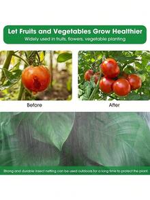 1 Pc, Garden Netting For Insect And Bird Protection - 10ft X 20ft Heavy Duty High Density Polyethylene Mesh Barrier For Fruits, Vegetables And Climbing Plants, UV Resistant And Durable Pest Control Solution For A Healthier Garden, Garden Pest Control | Mesh Design | UV Resistant Fabric, Garden Netting Plant Protection