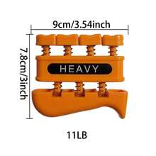 Fortalecedor de dedos, ejercitador de dedos para fortalecer el antebrazo y la mano, equipo de entrenamiento de agarre manual para músicos y escalada en roca - Multicolor - Ver 12