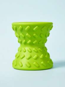 PETSIN 1 件互动治疗药物狗玩具 - 适用于攻击性咀嚼狗骨头 - 超级狗玩具 - 坚韧的狗玩具骨头，天然橡胶吱吱哑铃