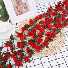 1 PIEZA/3 PIEZAS/70 PIEZAS Flores artificiales Rosas Plantas Plantas falsas Decoración de vid para el hogar Decoración de mesa de comedor Decoración de florero, Materiales de decoración para dormitorio, Decoración de sitio de boda, Materiales de arreglo floral de jardín al aire libre, Decoración de otoño, Decoración de Año Nuevo