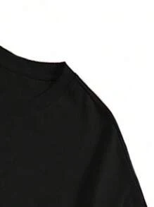 Men's Casual Versatile Simple Graphic Print Short Sleeve T-Shirt