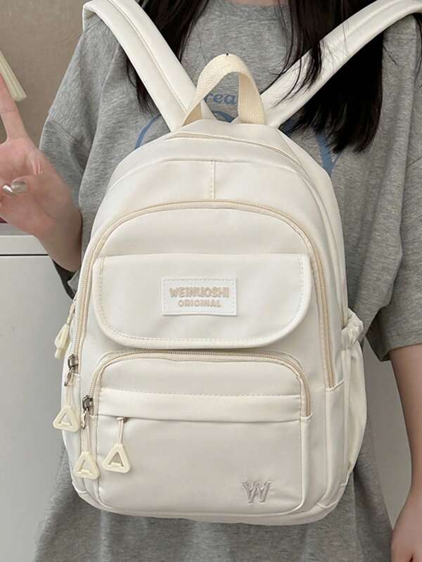 Minimalist Functional Backpack For Women, Suitable For Commuting And Travel