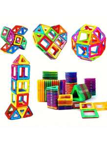 Christmas Decoration Large Size STEM Toys, Learning Education Constructor Set, Magnet Toys, Birthday Gifts, Magnet Bricks Easter Gifts, Designer Constructor Set Toy Building Blocks,Random Color School, Student,Stationery,School Supplies School Supplies