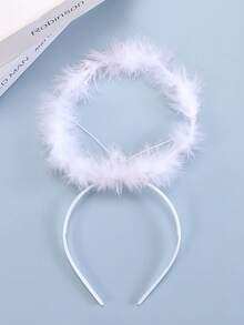 1 buc Elegant Angel Halo Headband Pene Hair Hoop pentru femei Prințesă Costume Cosplay Accesorii de păr Halloween